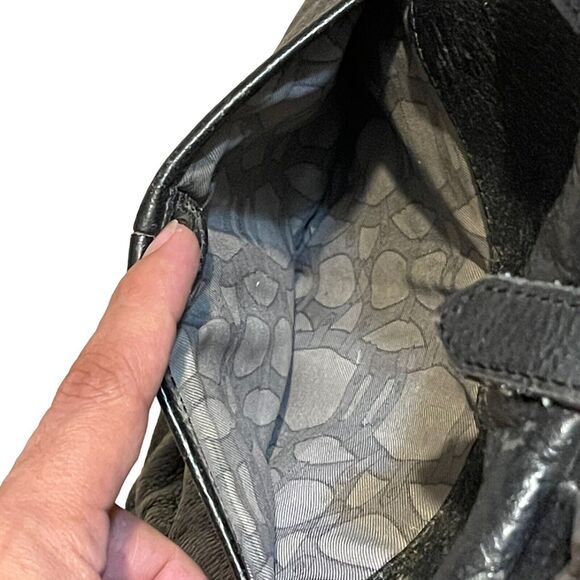 Aimee Kestenberg Tamitha Backpack Black Soft Pebbled Leather Adj Shoulder Strap. - Picture 11 of 15